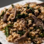 Farro with Shiitake Mushrooms and Kale