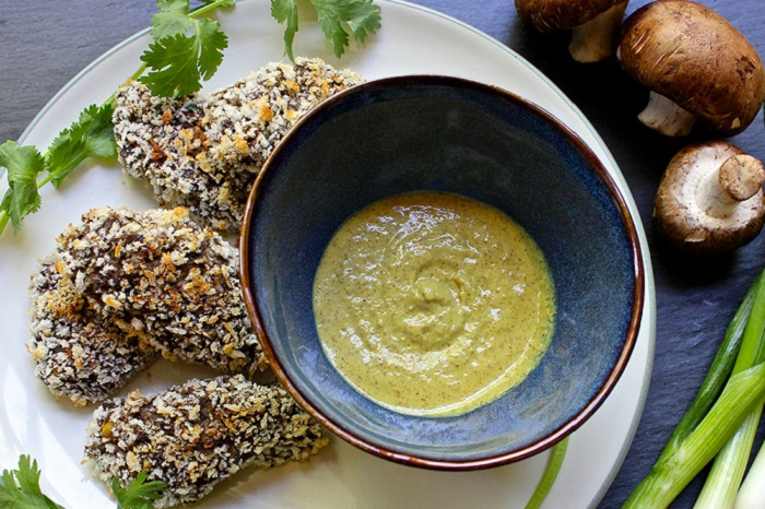 Zesty Crimini "Chicken" Nuggets