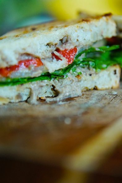 Mushroom Pâté on Crusty Artisan Bread