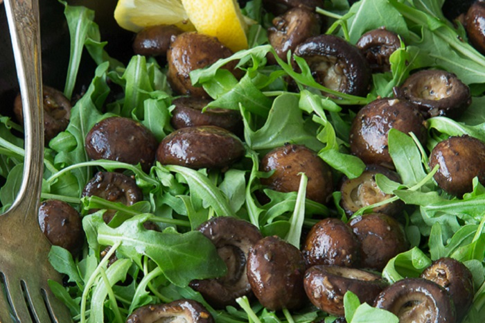 Pan-Roasted Mushroom Salad