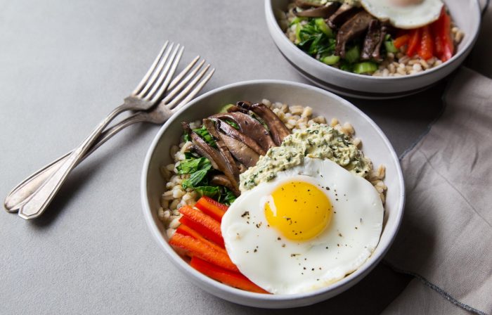 Mushroom Power Breakfast Bowl