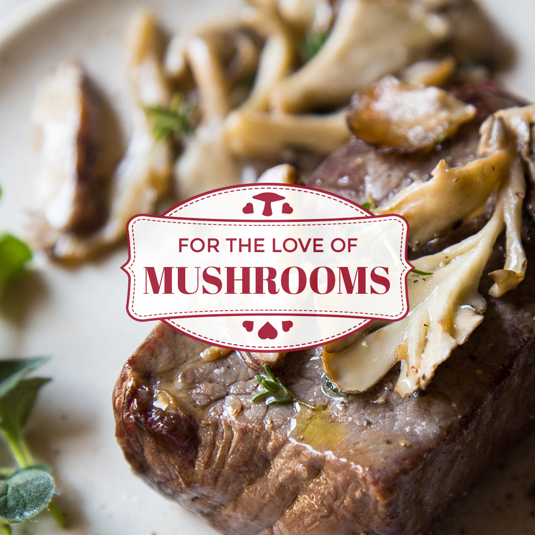 Broiled Top Sirloin Steak With Mushrooms
