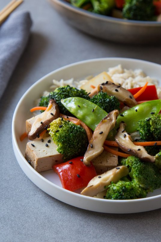 Shiitake Mushroom and Smoked Tofu Stir Fry | Mushroom Recipes