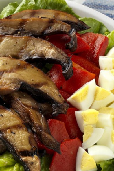 Grilled Mushroom Cobb Salad