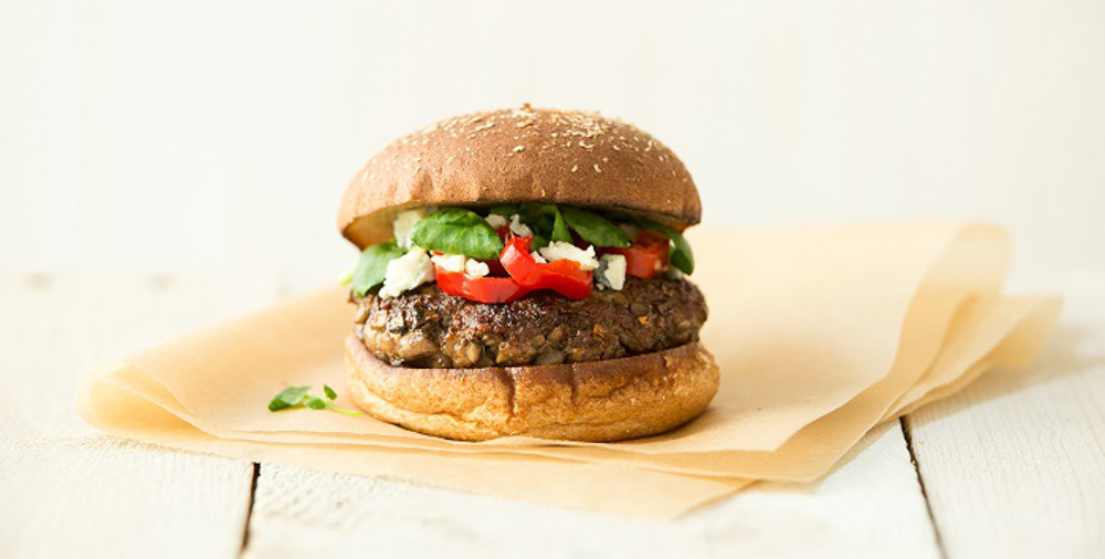 Mighty Mushroom Blended Burger