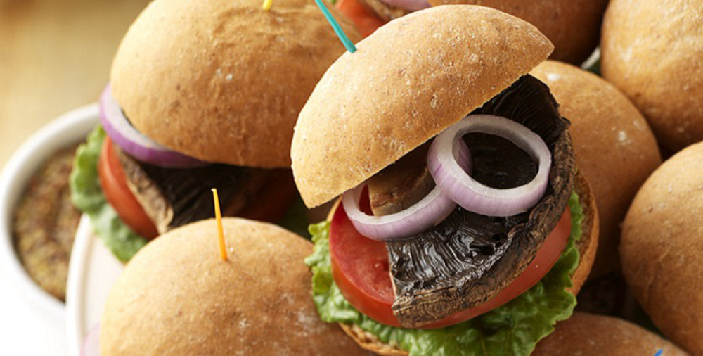 Mini Mushroom Burger