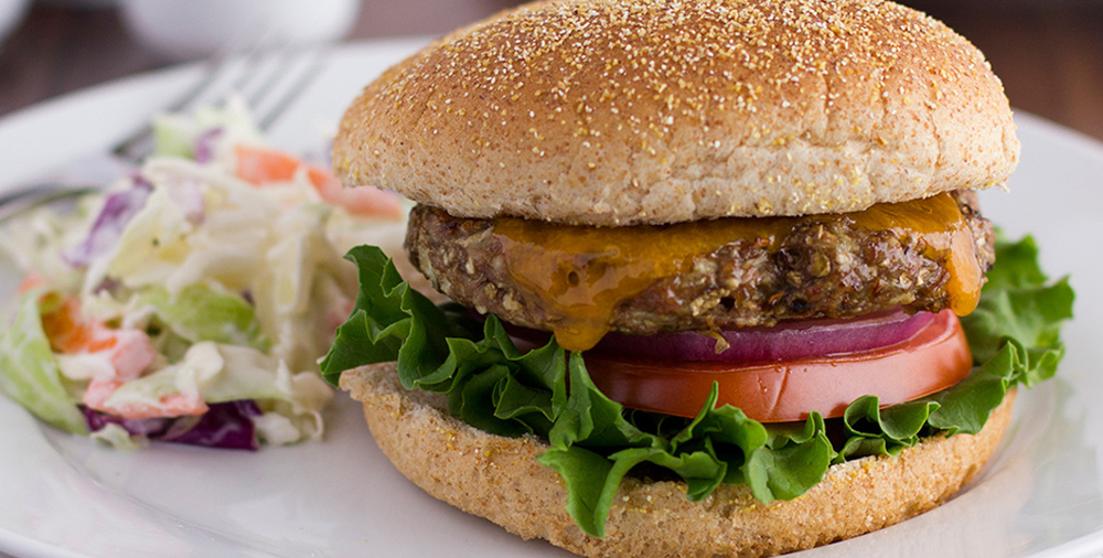 Blended Chicken Cheeseburgers