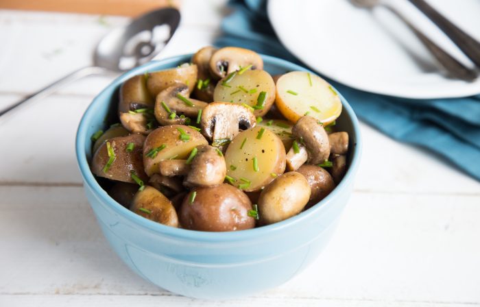Mushroom & Chive Potato Salad