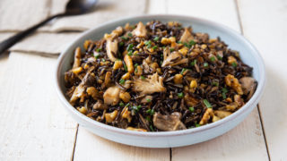 Maitake Wild Rice Salad