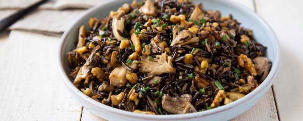Maitake Wild Rice Salad