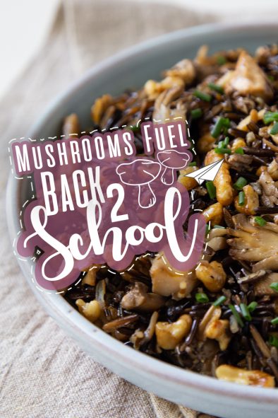 Maitake Wild Rice Salad