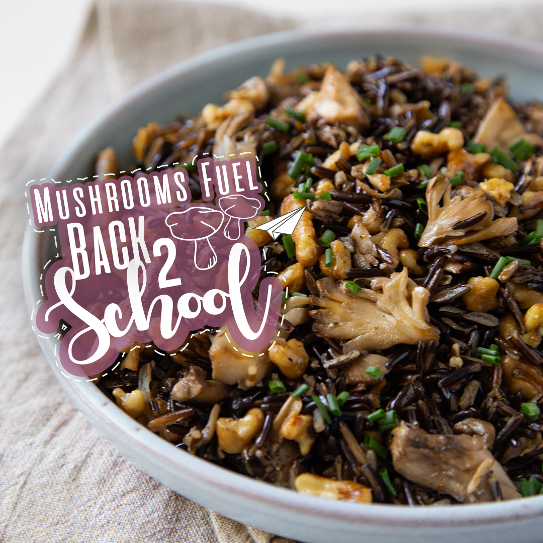 Maitake Wild Rice Salad