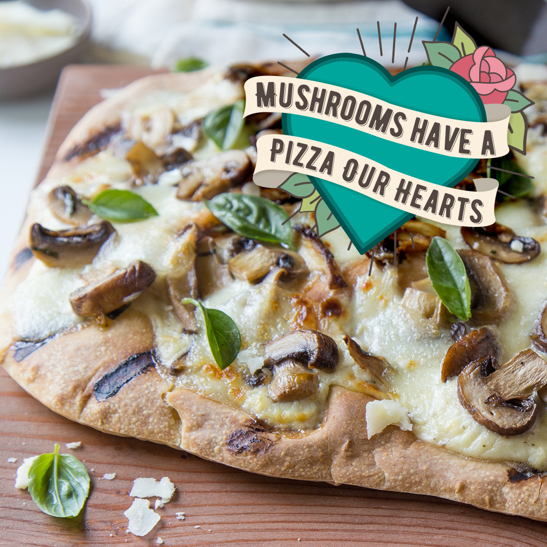 Three Mushroom Pizza