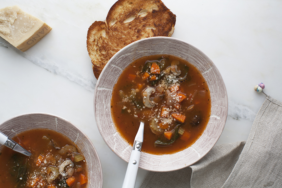 Mushroom Minestrone