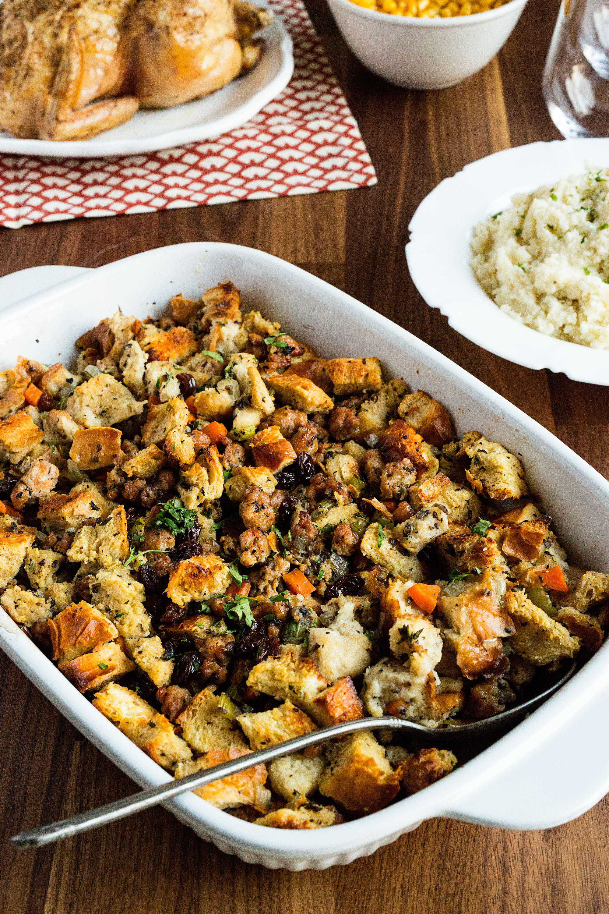 Sausage & Mushroom Stuffing