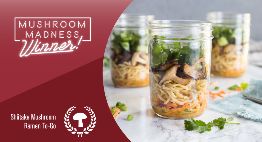 Mushroom Madness Winning Recipe: Shiitake Mushroom Ramen To-Go