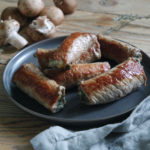 Stuffed Veal Wraps with Mushrooms and Blue Cheese