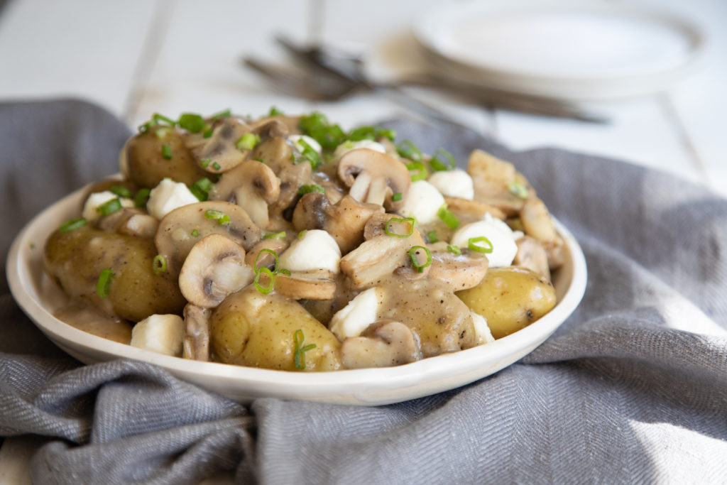 Fingerling Potato and Mushroom Poutine