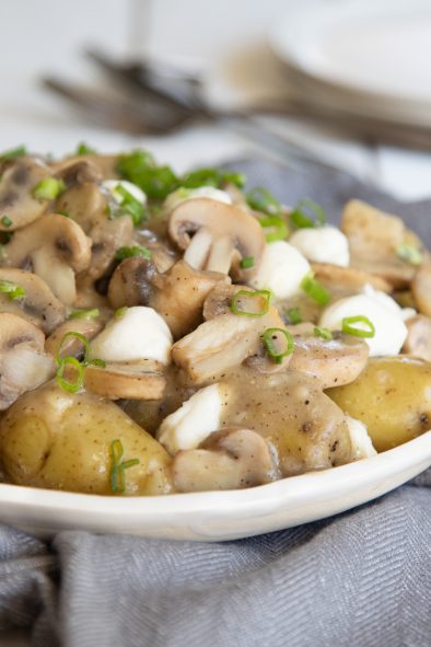 Fingerling Potato and Mushroom Poutine