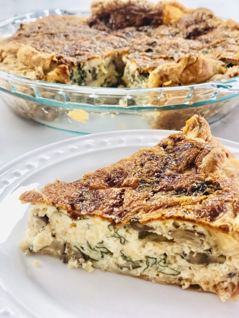 Mixed Mushroom Quiche