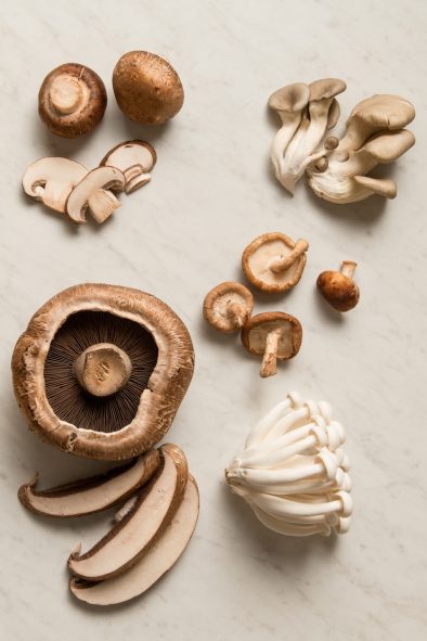 Fresh mushroom varieties