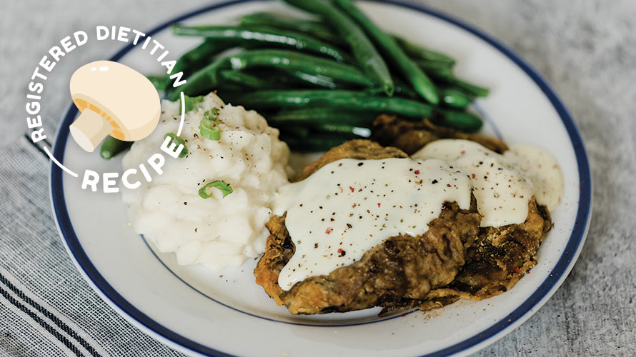 Chicken Fried (Mushroom) Steaks