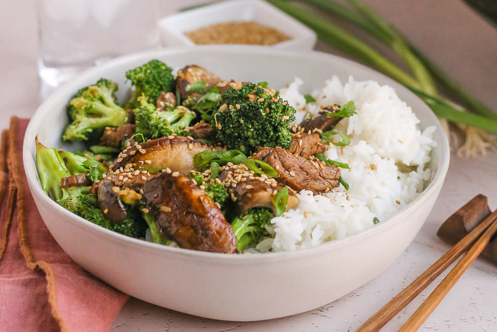 Beef & Broccoli with Mushrooms | Mushroom Recipes