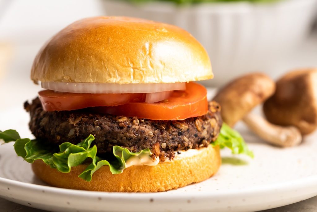Mushroom & Black Bean Veggie Burgers | Mushroom Recipes
