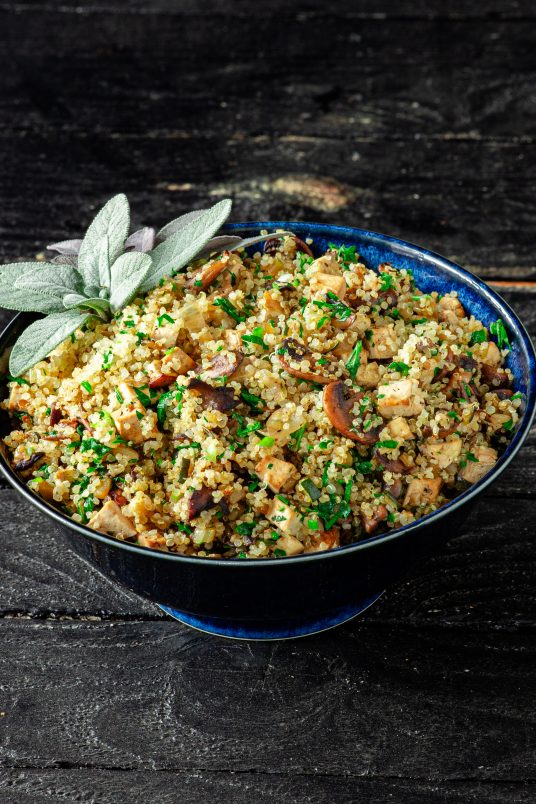 Herby Mushroom Quinoa | Mushroom Recipes