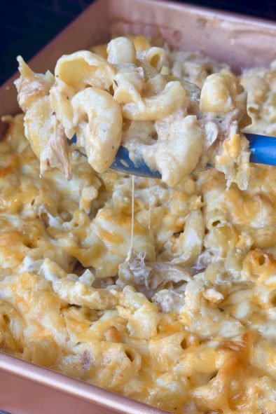 Creamy smoked mushroom macaroni and cheese