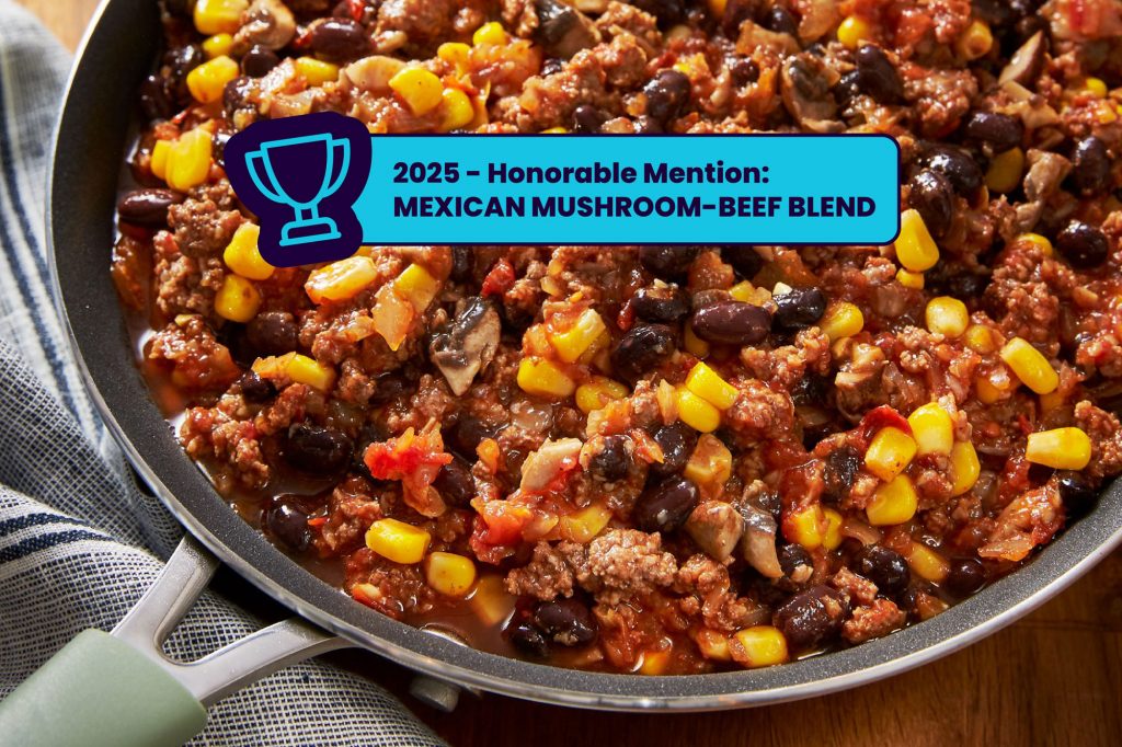mexican mushroom beef blend dish