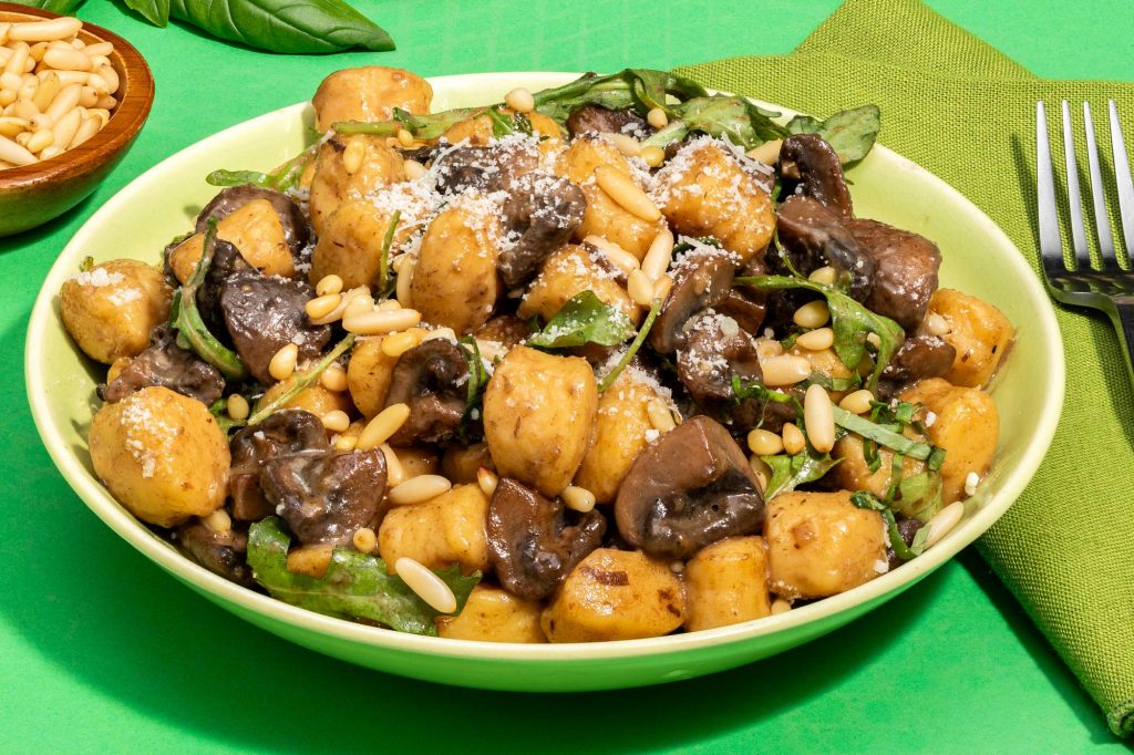 brown butter mushroom gnocchi