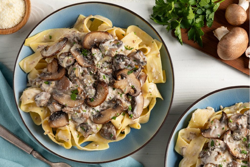 creamy mushroom pasta