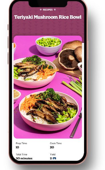 New Mushroom Council Website on Phone